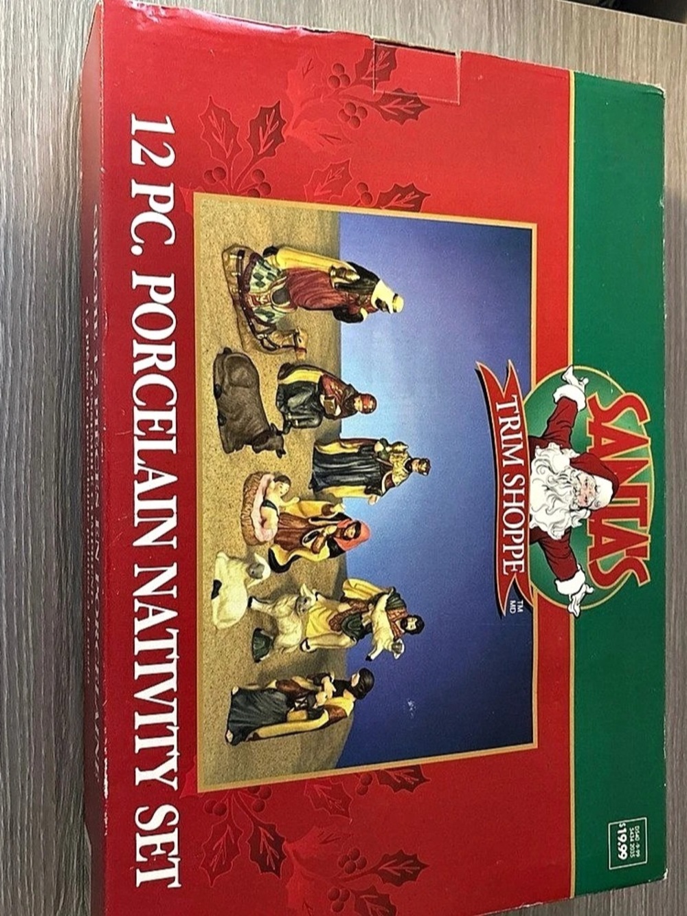 Santas Workshop 12 Pc. Porcelain Nativity Set Porcelain Nativity Set